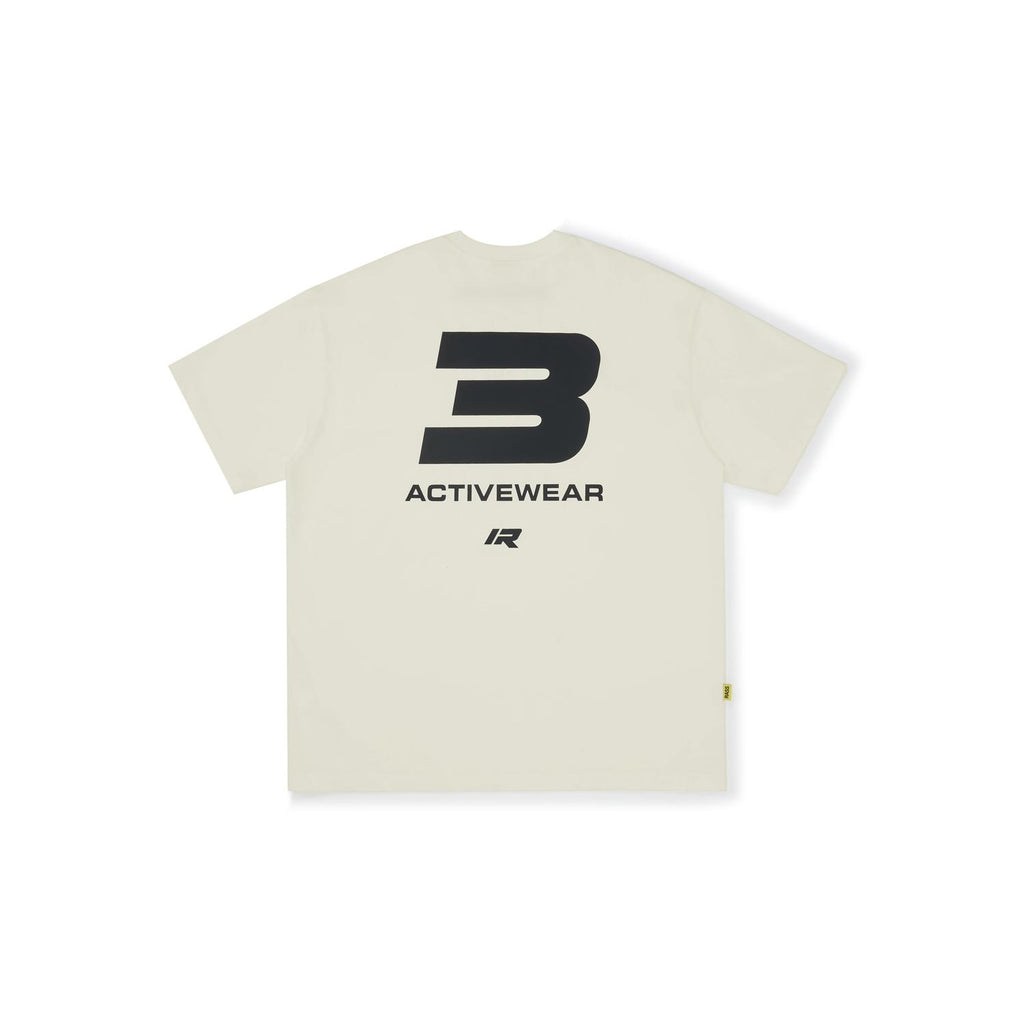 [COSCHIC]Modern Black And White Colorblock Short Sleeve Tee
