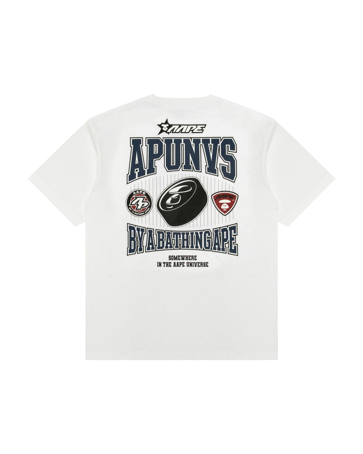 [COSCHIC]Street Logo Print Tee Flannel Shirt Dude Nav