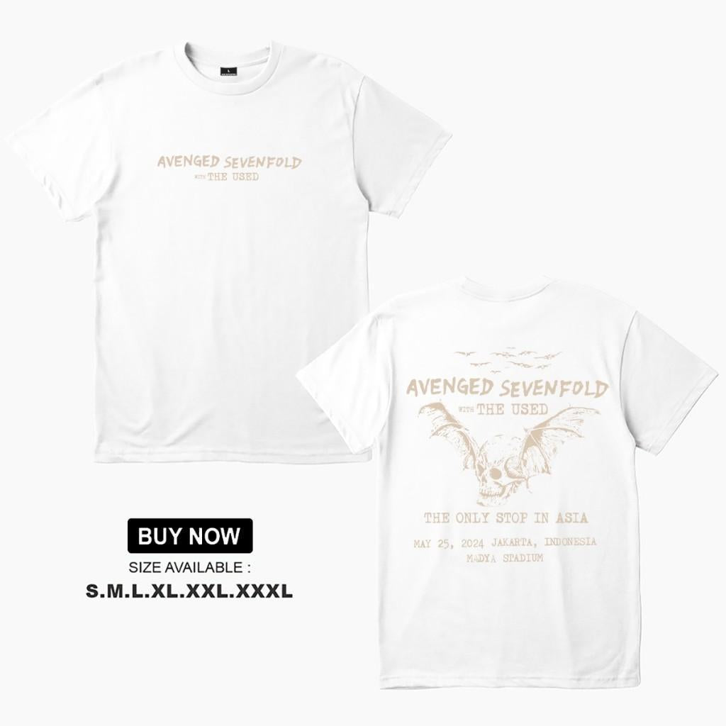 [COSCHIC]A7X Tour Vintage Oversized Graphic Cotton Tee