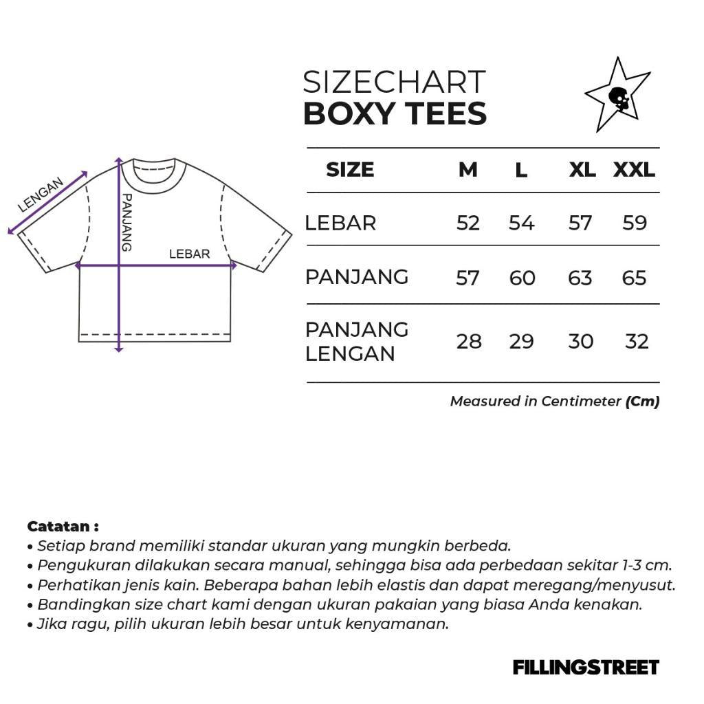 [COSCHIC]Tanaman Boxy Fillingstreet Asterisk Graphic Tee