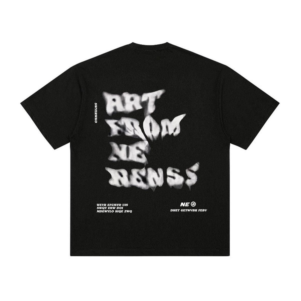 [COSCHIC]Ng Korean Oversized White Men¡¯s Casual Tee